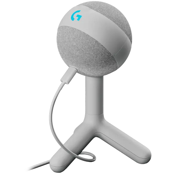 LOGITECH G Yeti Orb RGB Gaming Microphone -  LIGHTSYNC - OFF WHITE - USB