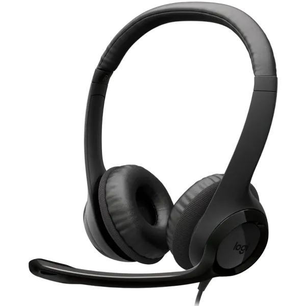 LOGITECH HEADSET-H390 USB-C Computer Headset-MIDNIGHT BLACK-USB-N/A-EMEA28i-935-USB-C