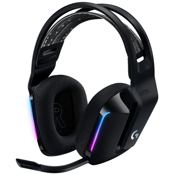 LOGITECH G733 LIGHTSPEED Wireless RGB Gaming Headset - BLACK
