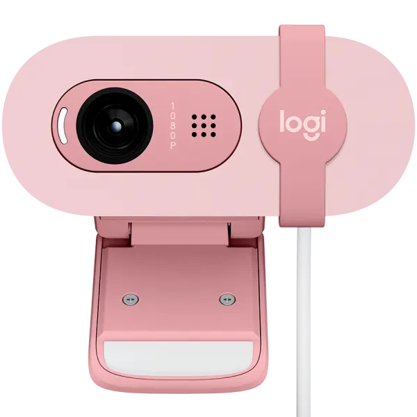 LOGITECH Brio 100 Full HD Webcam - ROSE - USB