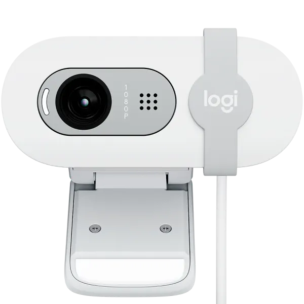 LOGITECH Brio 100 Full HD Webcam - OFF-WHITE - USB