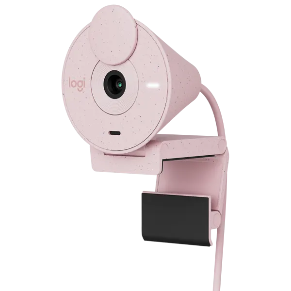 LOGITECH Brio 300 Full HD webcam - ROSE - USB