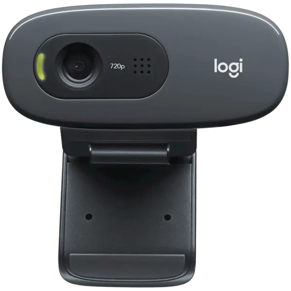 LOGITECH C270 HD Webcam - BLACK - USB