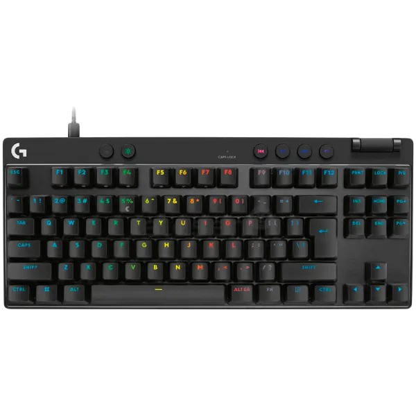 LOGITECH PRO X TKL RAPID Gaming Keyboard  - BLACK - US INT'L - USB - EMEA28i-935 - LINEAR
