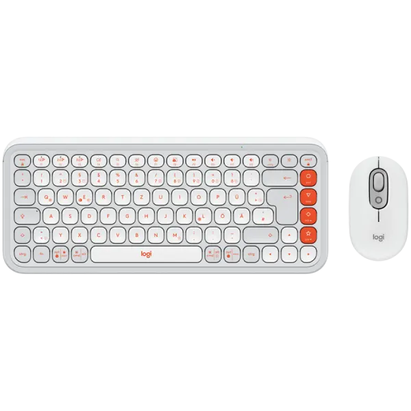 LOGITECH POP ICON COMBO - OFF WHITE - US INT'L - BT  - INTNL-973