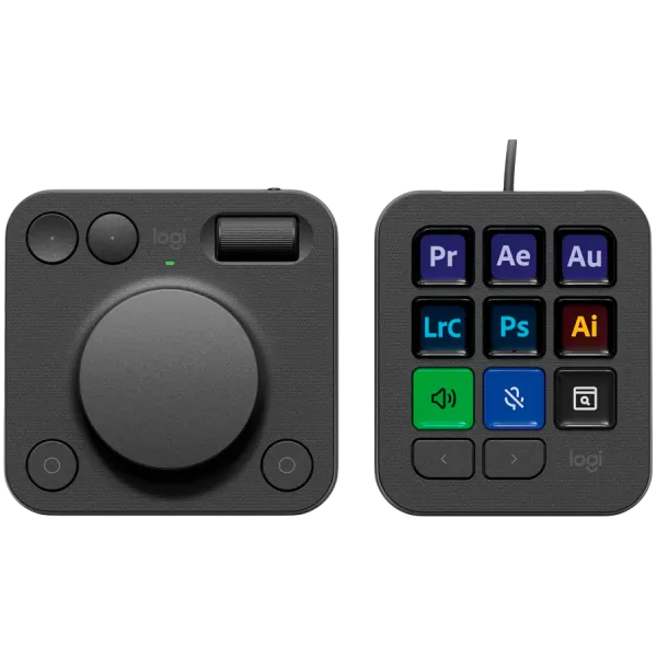 LOGITECH MX Creative Console - GRAPHITE - 2.4G/BT/corded - EMEA28i-935 - EMEA+CN