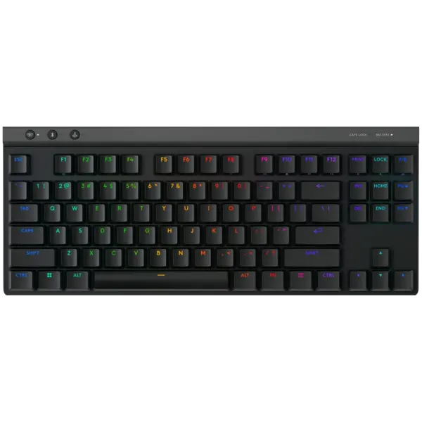 LOGITECH G515 TKL Gaming Keyboard - BLACK - US INT'L - 2.4GHZ/BT - EMEA28i-935 - TACTILE