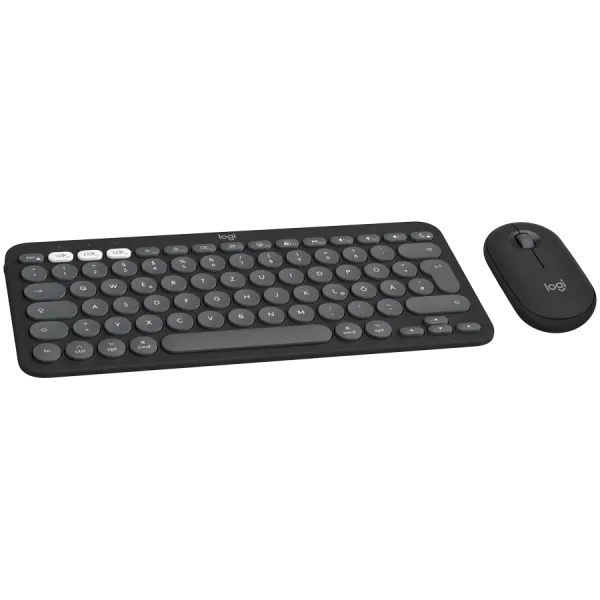 LOGITECH Pebble 2 for MAC Bluetooth Keyboard Combo - TONAL GRAPHITE - US INT'L