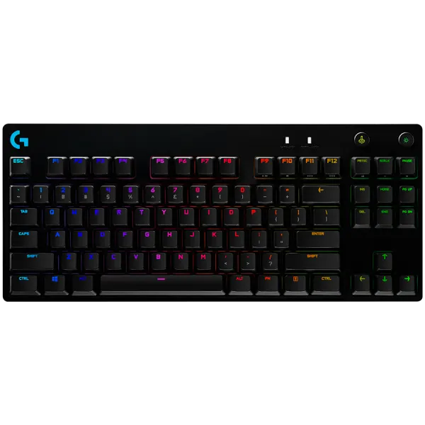 LOGITECH G PRO X TKL LIGHTSPEED Mechanical Gaming Keyboard - BLACK - US INT'L - TACTILE