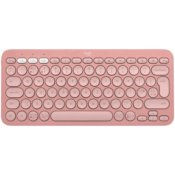 LOGITECH K380S Multi-Device Bluetooth Keyboard - TONAL ROSE - US INT'L