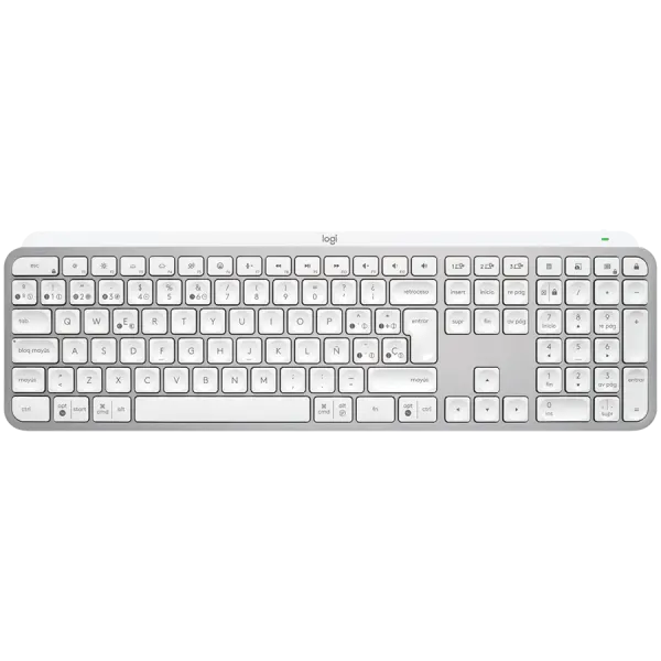 LOGITECH MX Keys S Bluetooth Illuminated Keyboard - PALE GREY - US INT'L