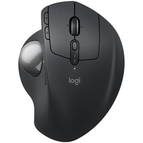 LOGITECH MX Ergo S Advanced Wireless Trackball - GRAPHITE - 2.4GHZ/BT - EMEA28-935 - EMEA