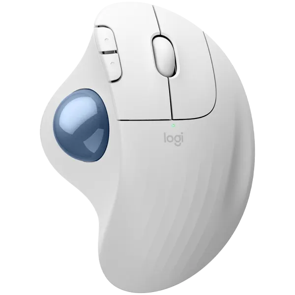 LOGITECH ERGO M575S Wireless Trackball  - OFFWHITE+BLUE BALL - BT - EMEA28-935