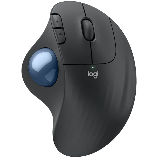 LOGITECH ERGO M575S Wireless Trackball  - GRAPHITE+BLUE BALL - BT - EMEA28-935