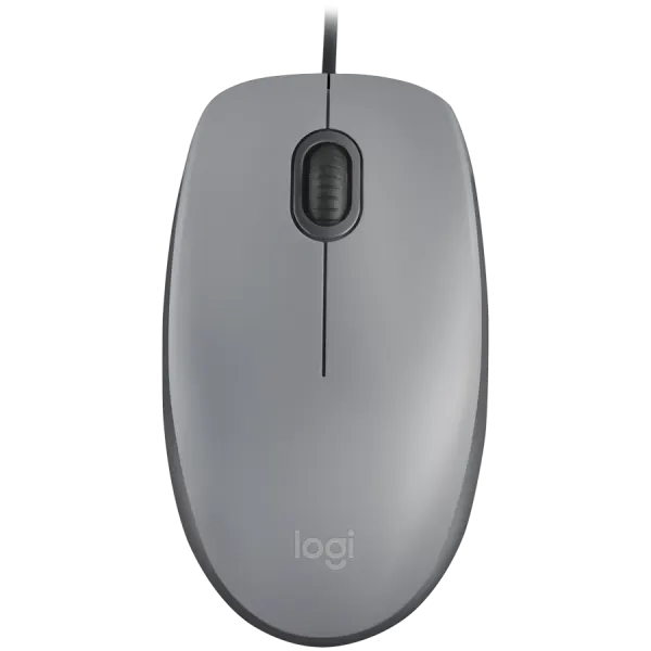 LOGITECH M110 Silent - MID GRAY - USB - EMEA-808 - AKOYA HANGTAB BOX M110S