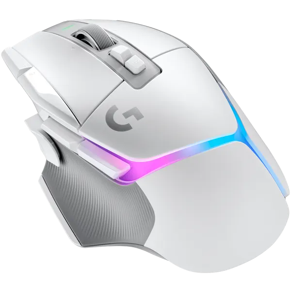 LOGITECH G502 X PLUS LIGHTSPEED RGB Wireless Gaming Mouse - WHITE/PREMIUM - EWR2