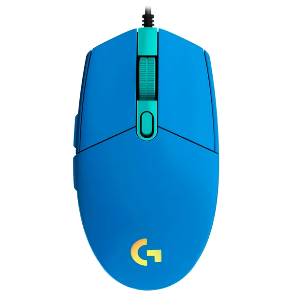 LOGITECH G102 LIGHTSYNC Corded Gaming Mouse - BLUE - USB - EER