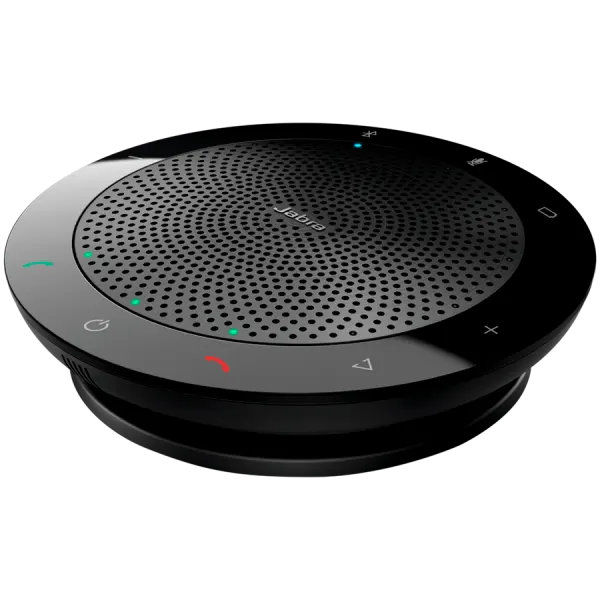 JABRA SPEAK 510 Speakerphone for UC & BT, USB Conference solution, 360-degree-microphone, Plug&Play, mute and volume button, Wideband, Bluetooth (up to 100 meters) .Version B: incl. Smart Button activated via JABRA Direct