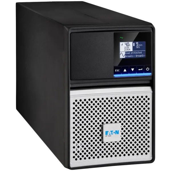 Eaton 5P Gen2 UPS, 1550 VA, 1350 W, Tower, Sine wave, Line interactiv, Input C14, Outputs (8) C13, warranty 3 year on electronics, 2 year on battery.