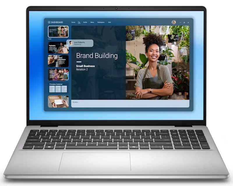 16 DC16251 16 inch FHD+ 300nits Core 7 150U 32GB 1TB SSD Backlit FP metalni silver laptop