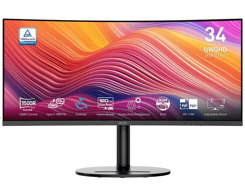 34 inča MODERN MD342CQP UWQHD 3440x1440 120Hz FreeSync Premium zakrivljeni business monitor