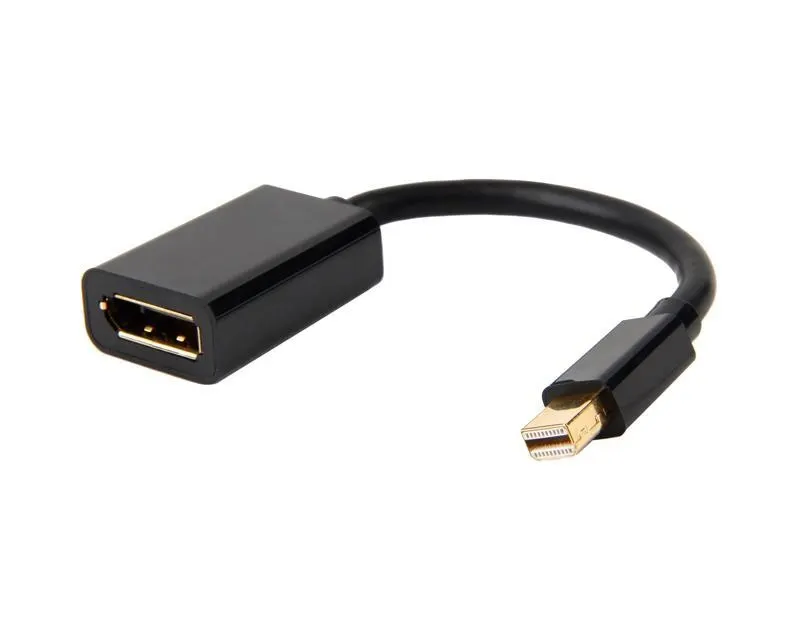 Adapter Mini Display port (M) - Display Port (F) crni