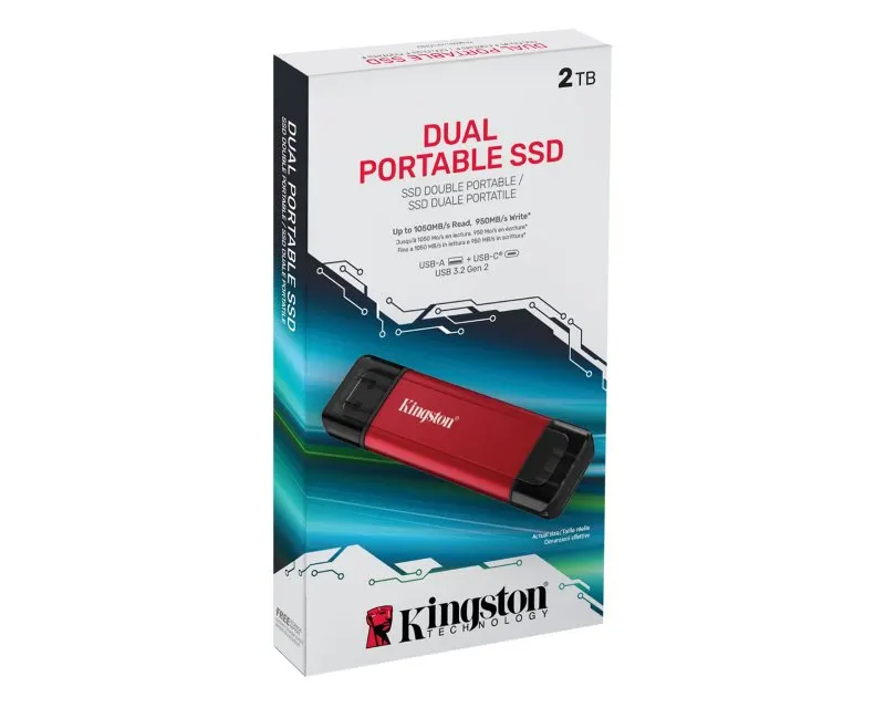 Dual Portable 2TB eksterni SSD SPSD/2TB