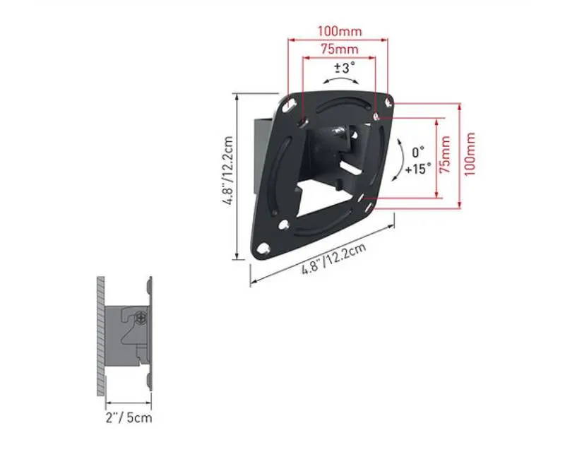E110.B LCD TV zidni nosač 13-29 inča