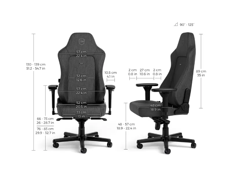 HERO TX Gaming stolica antracit