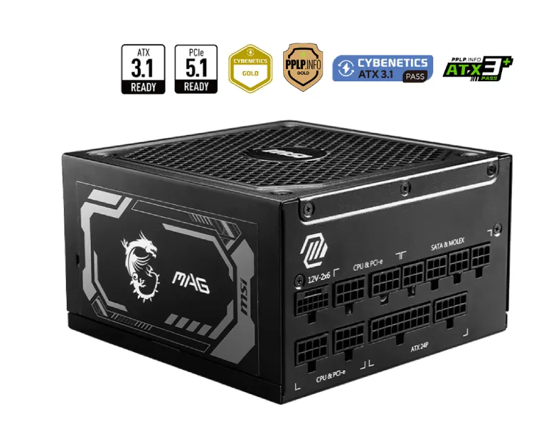 MAG A1000GL PCIE5 1000W napajanje 7Y