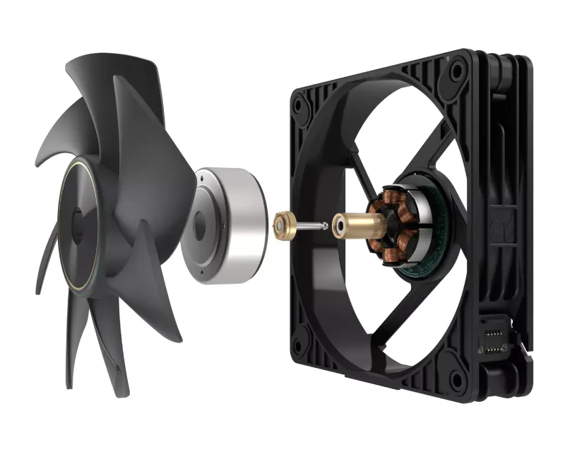 PROART PF120 FAN PWM BLACK  ventilator crni