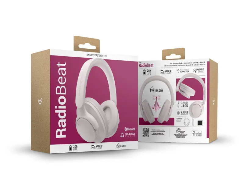 Pink RadioBeat Bluetooth slušalice roze (M45973)