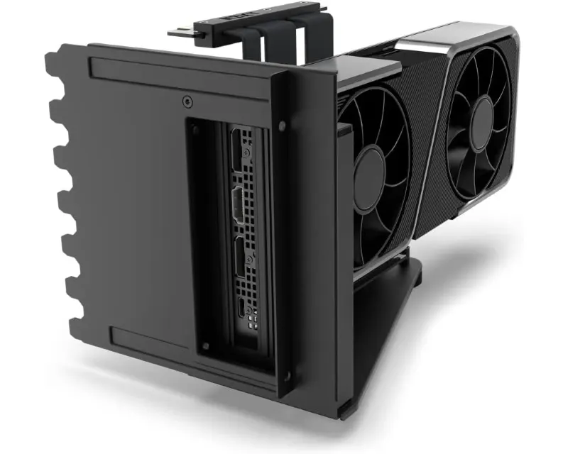 Vertical GPU Mounting Kit (AB-RH175-B1) crni