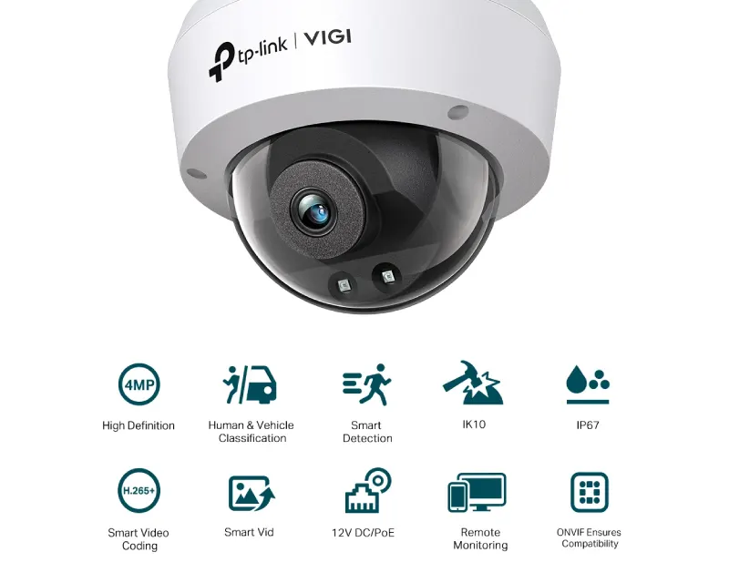 VIGI C240I-2.8mm, IR30m 4mpx Dom kamera,