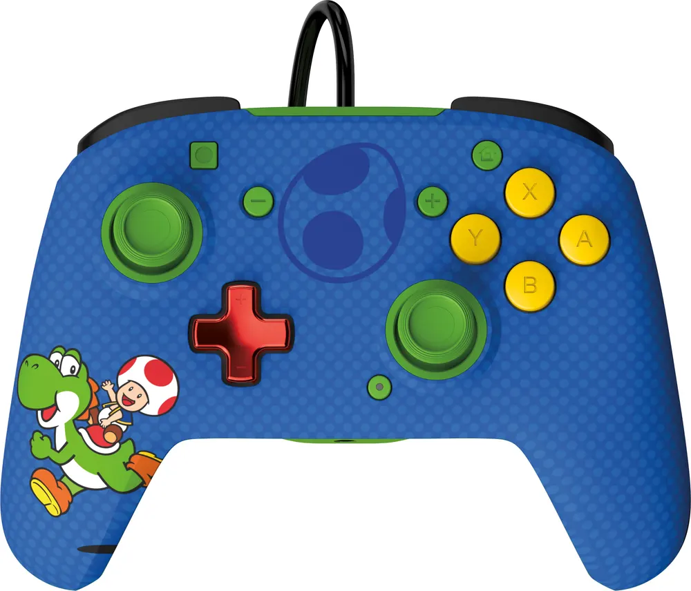 Nintendo Switch Wired Controller Rematch - Mario & Yoshi