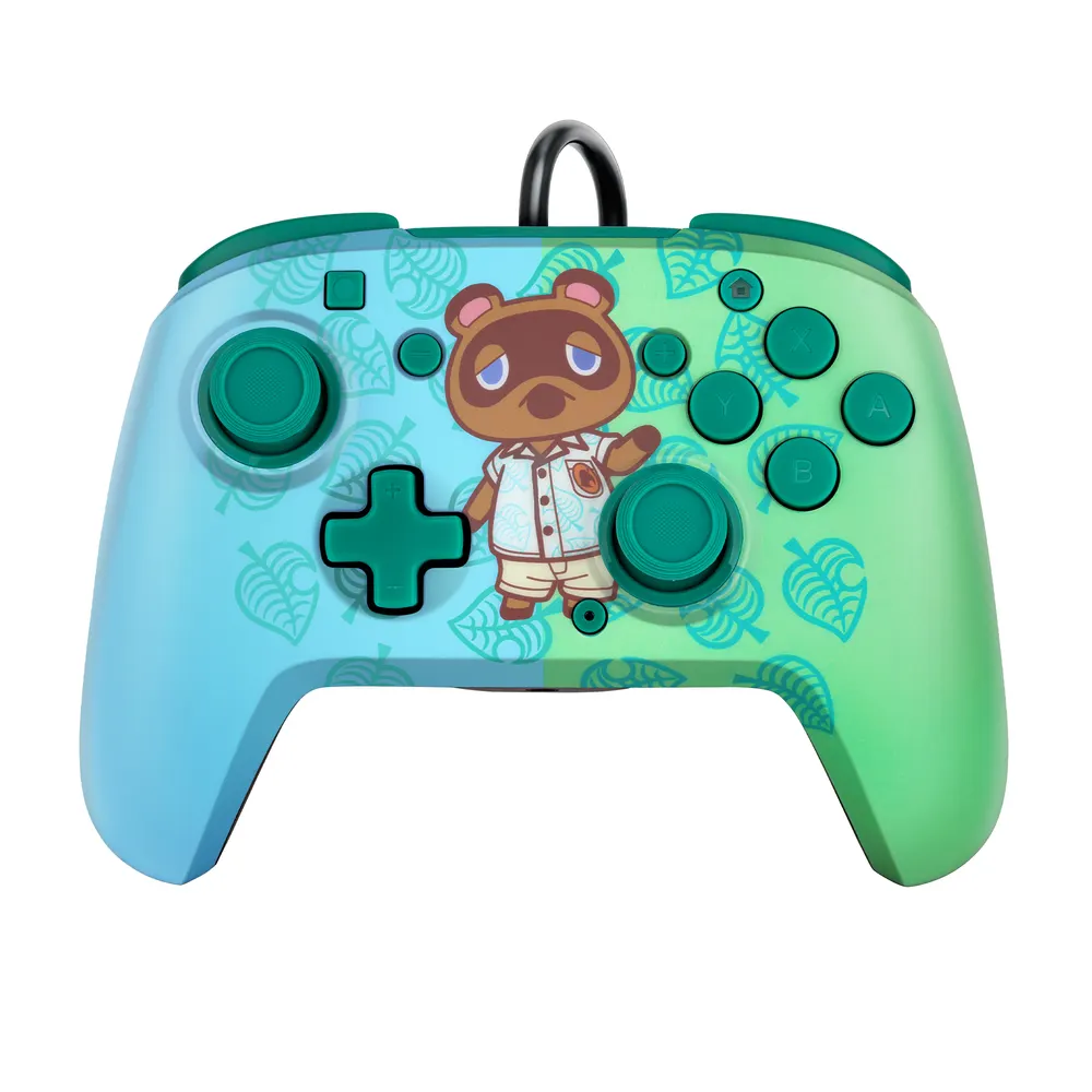 Nintendo Switch Faceoff Deluxe Controller + Audio - Animal Crossing