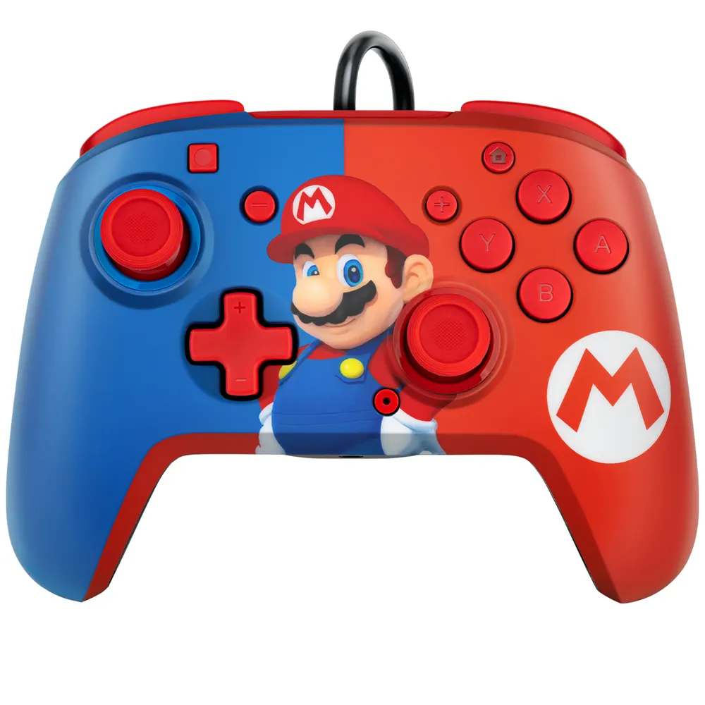 Nintendo Switch Faceoff Deluxe Controller + Audio - Mario