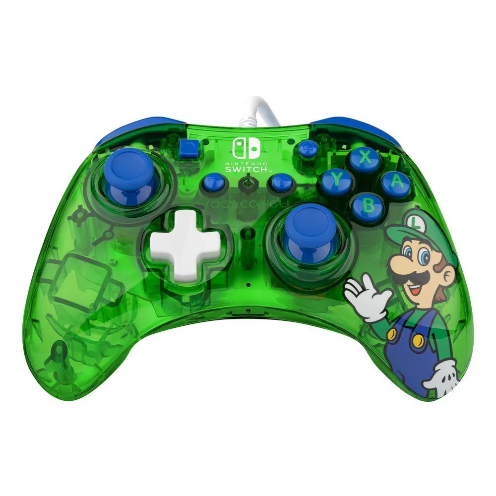 Nintendo Switch Wired Controller Rock Candy Mini Luigi