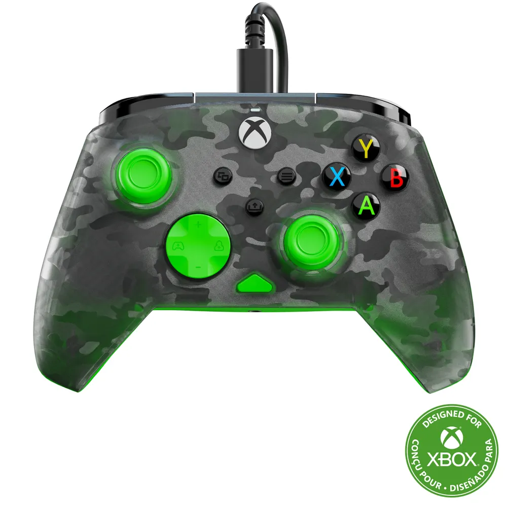 Turtle Beach - XBOX Wired Controller Rematch Core Ghost Camo Black/Green