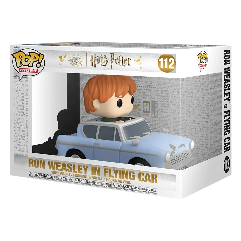 Funko POP Ride Sup DLX: HP CoS 20th - Ron /w Car