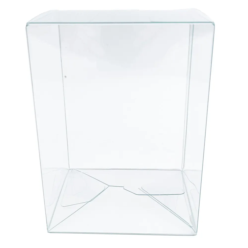 Clear 4'' Pop Protector With Film On It With Soft Crease Line And Automatic Bot Lock