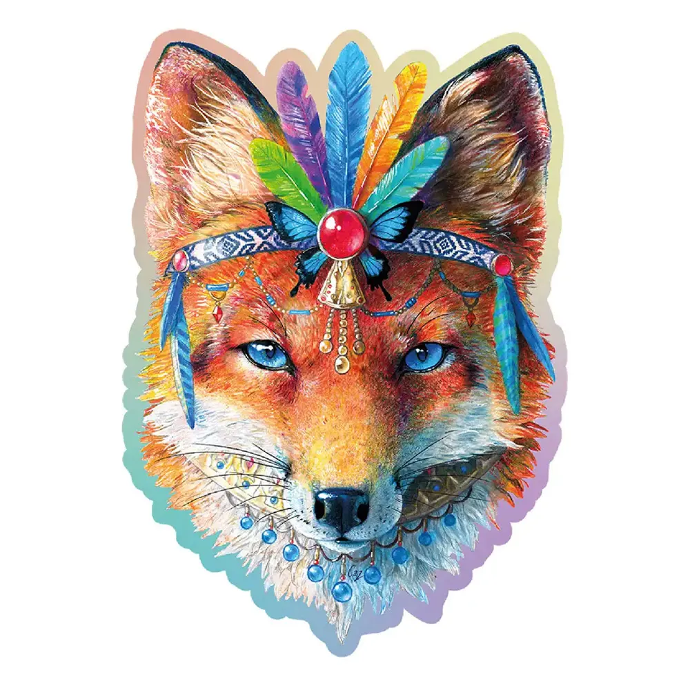 Mystic Fox Wooden Puzzle M (150 Pieces)