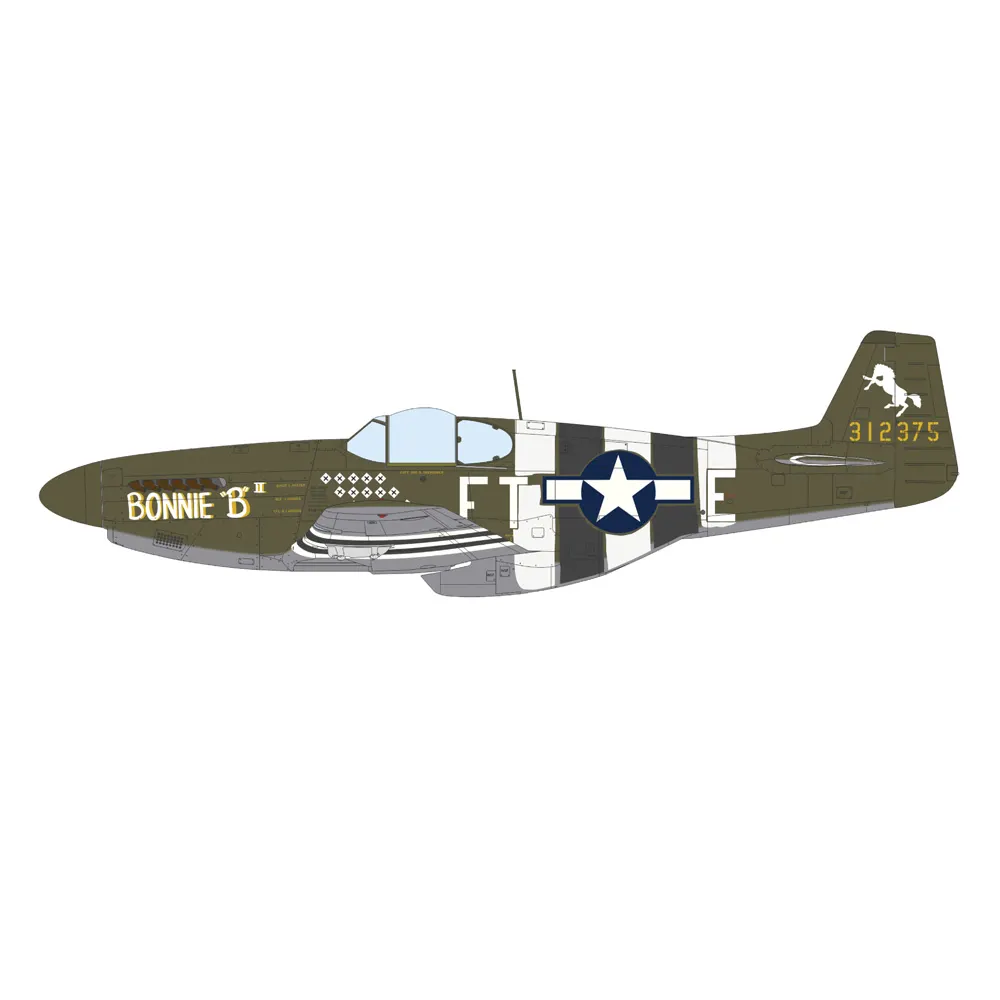 1:48 P-51B/C Mustang With Dorsal Fin