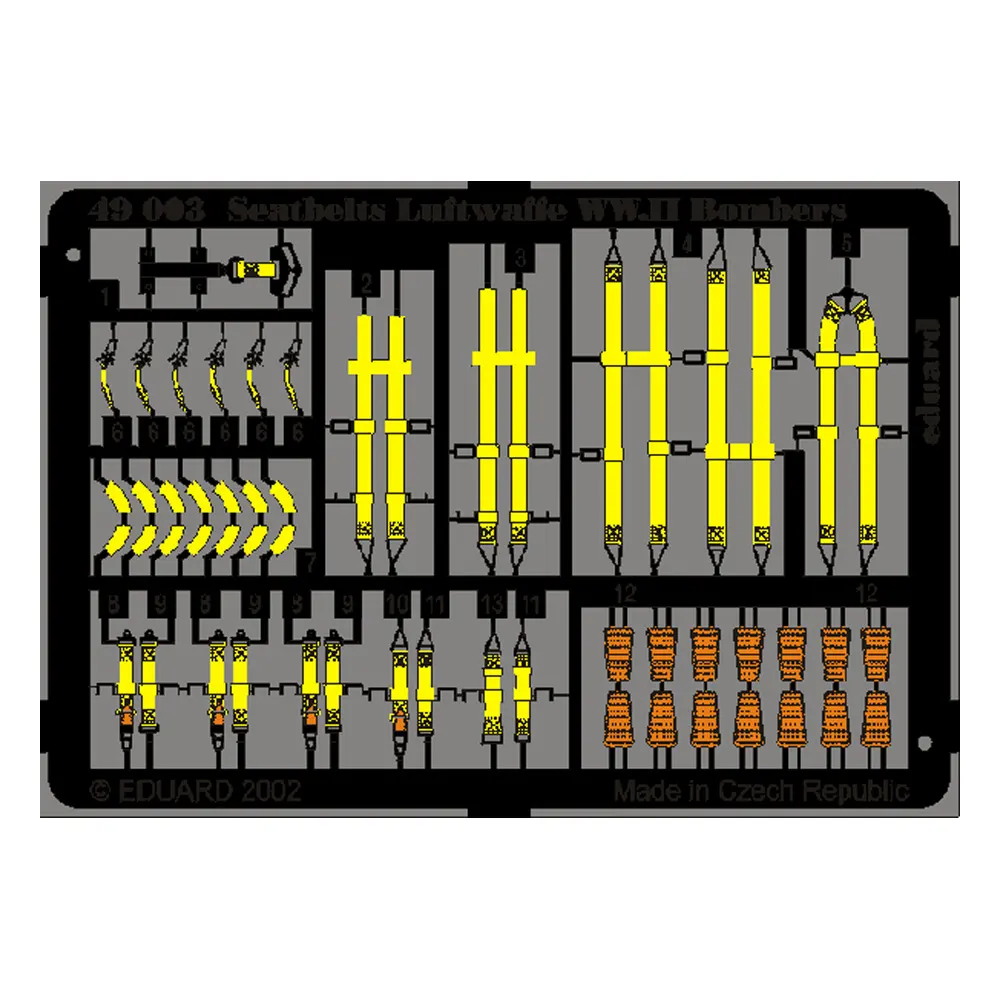 1:48 Seatbelts Luftwaffe WWII Bombers