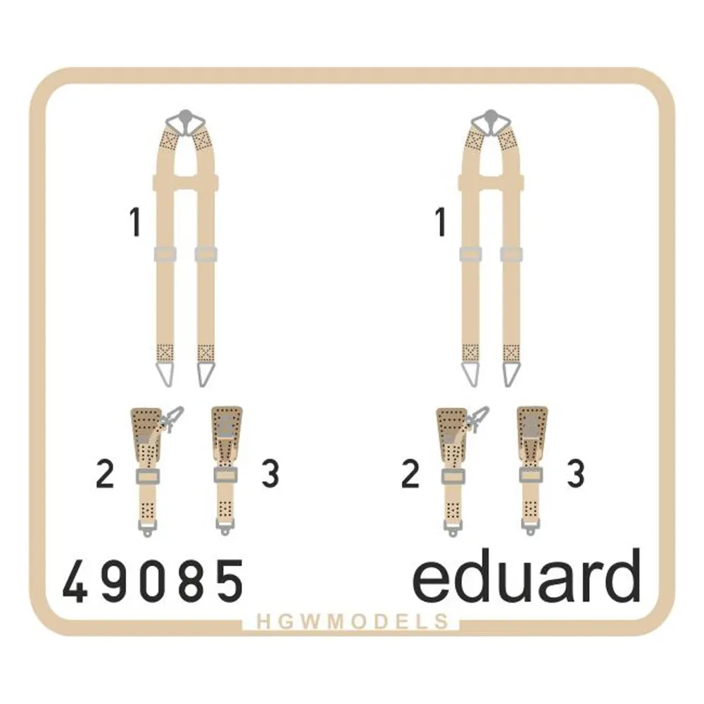 1:48 Seatbelts Luftwaffe WWII Bombers - Superfabric