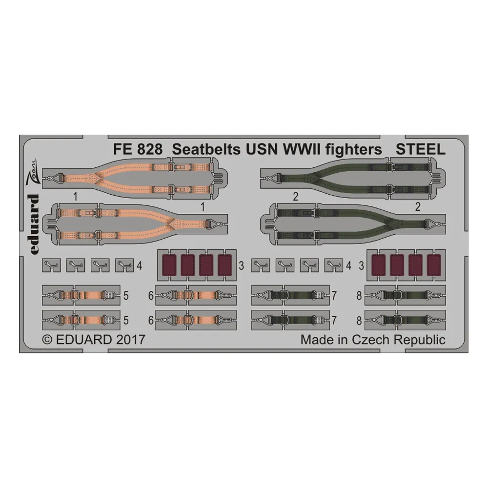 1:48 Seatbelts USN WWII Fighters - Steel