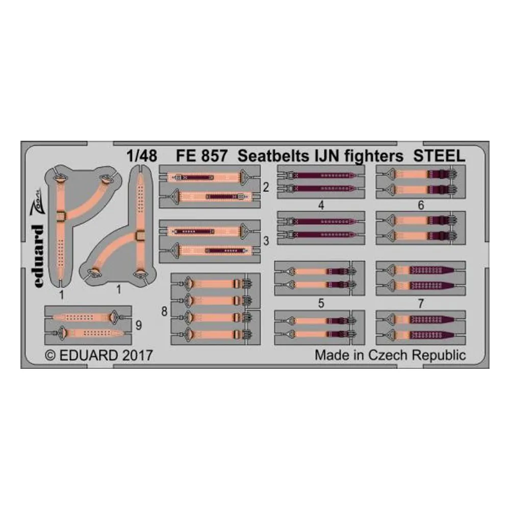 1:48 Seatbelts IJN Fighters - Steel