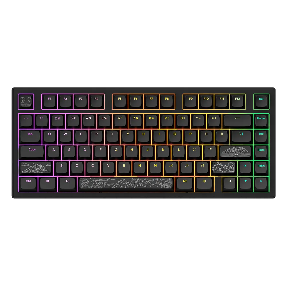 Dark Project ALU Terra Nostra R2 Black - Wired Gaming Keyboard (ANSI)