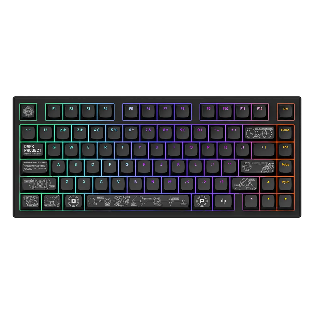 Dark Project ALU Terra Nova R2 Black - Wireless Gaming Keyboard (ANSI)
