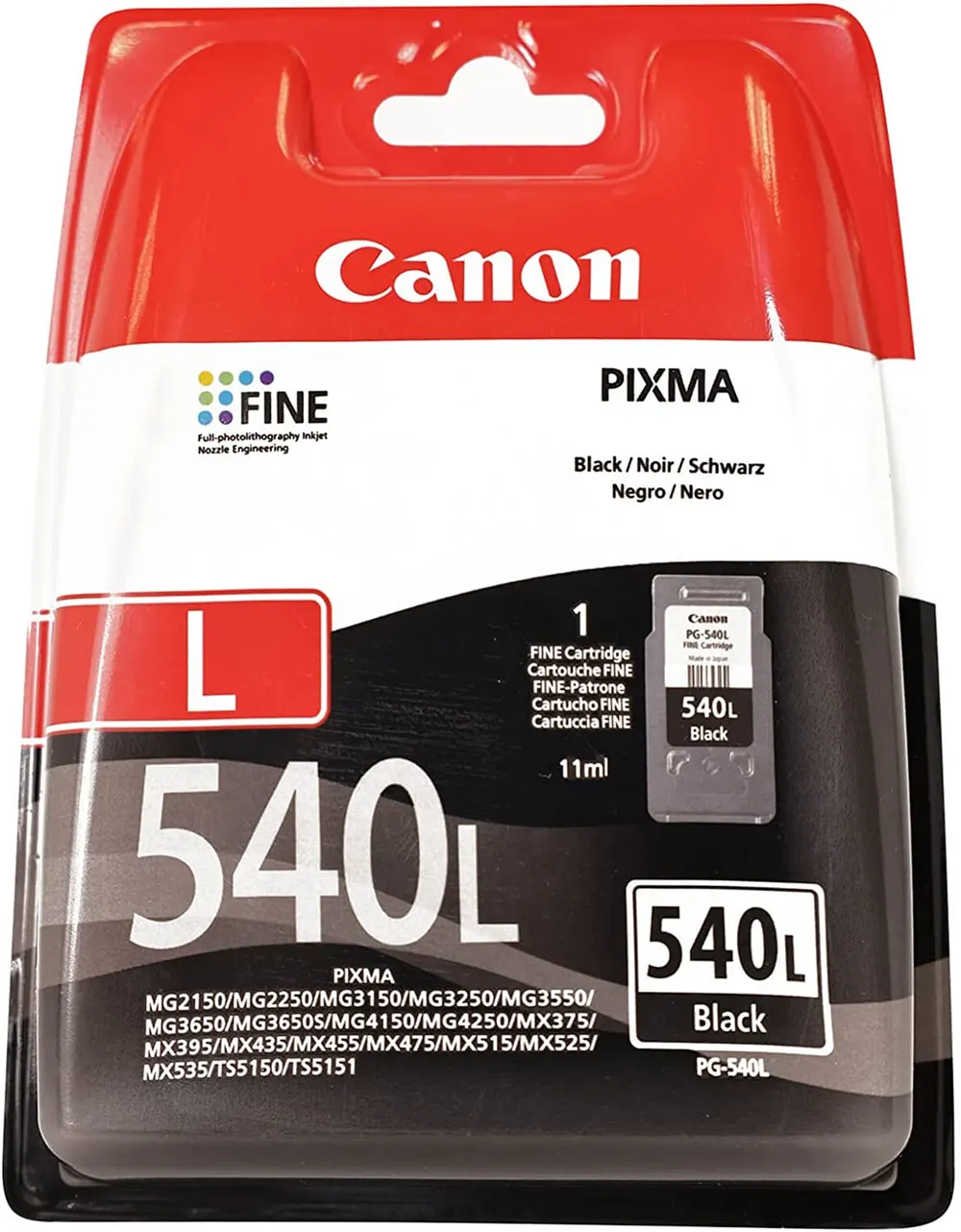 INK-TANK Canon PG-540L BLACK SEC